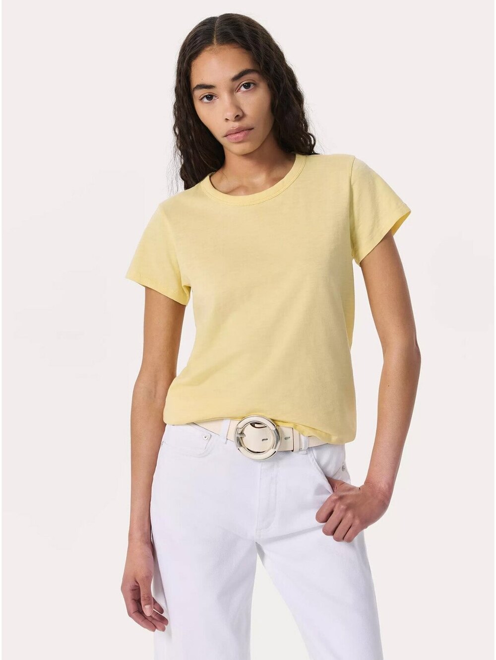 Rag and Bone Slub Tee Sunlight Short Sleeve T-Shirt Size Small